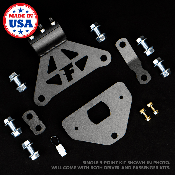 FastLab Yamaha YXZ1000R/Rmax 5 - Point Harness Mounting Kit - Rugged Terrain
