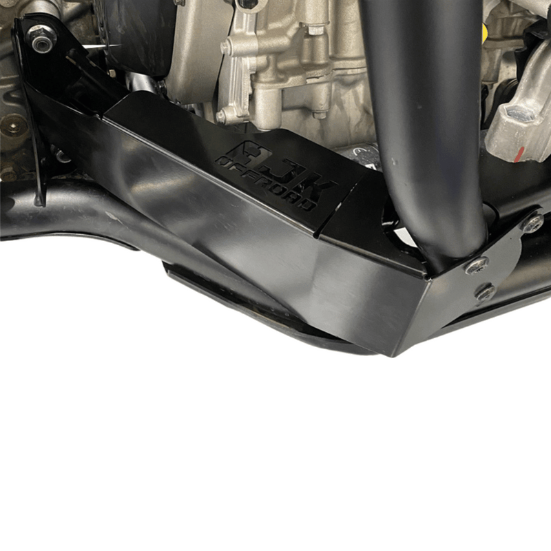 AJK Offroad Oil Filter Protective Cover for Polaris RZR Pro R Installed