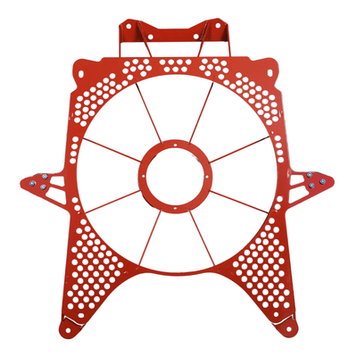 FastLab UTV Can-Am X3 Reinforced Metal Fan Shroud Red Transparent