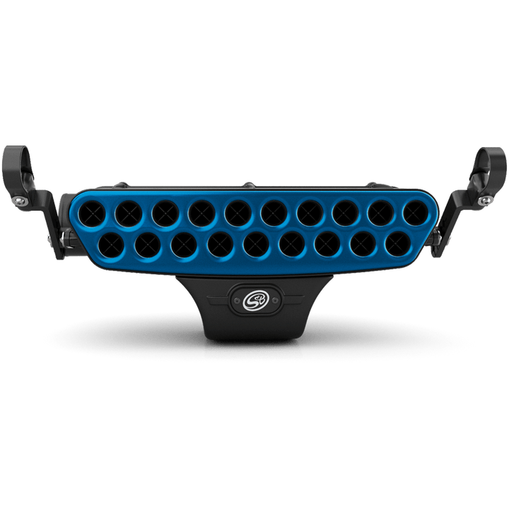 S&B Stainless Steel Faceplate (Blue) - V1 Particle Separator Only - Rugged Terrain