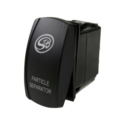 S&B LED Rocker Switch w/ S&B Logo for Particle Separator