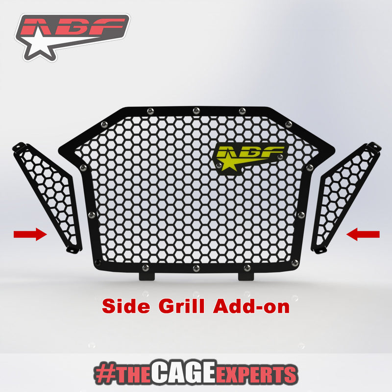 ABF Fab Custom Snap In Grill with Side Vents | RZR Pro XP