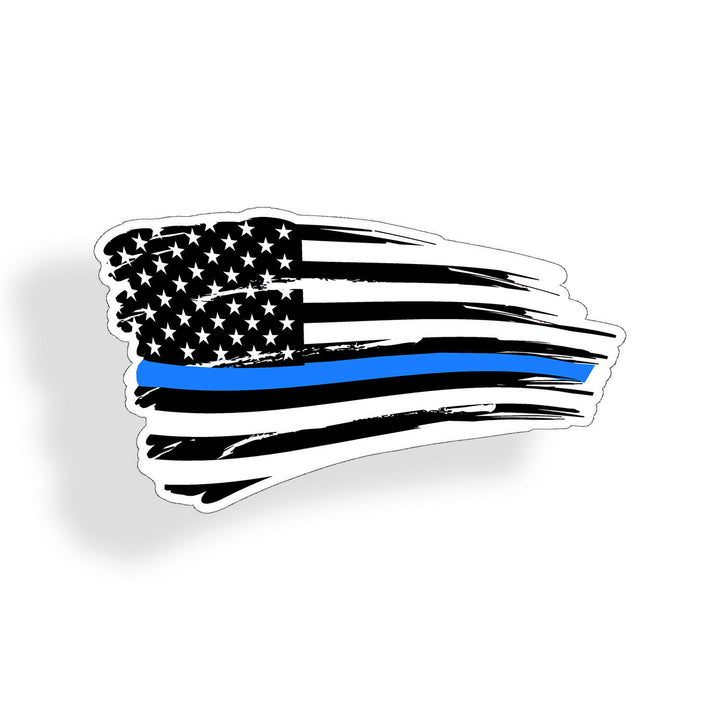 Back The Blue American Flag - Rugged Terrain